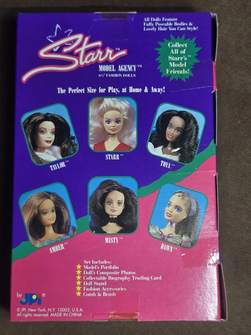 Vintage 1996 JPI Starr Model Agency Uptown Girl Misty Doll NRFB